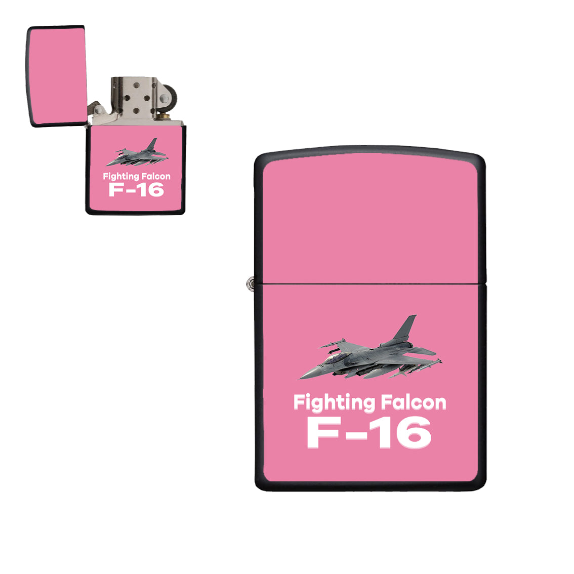 The Fighting Falcon F16 Designed Metal Lighters