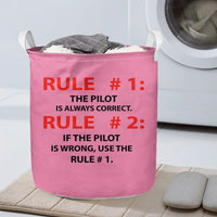 Thumbnail for Rule 1 - Pilot is Always Correct Designed Laundry Baskets