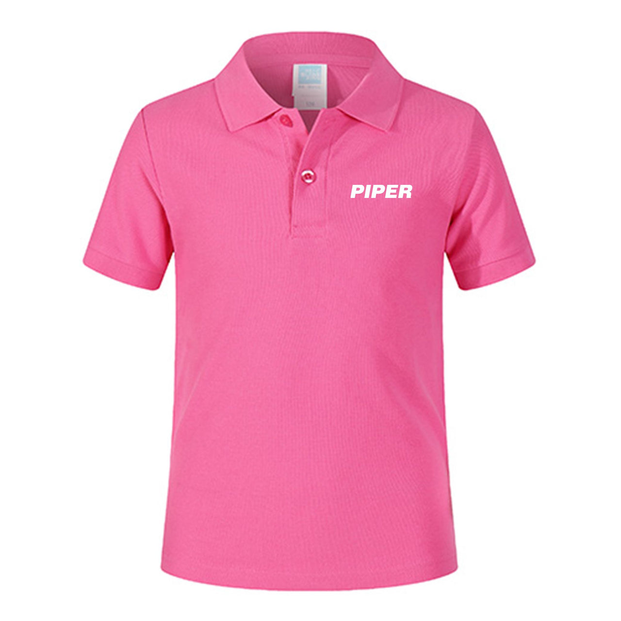 Piper & Text Designed Children Polo T-Shirts