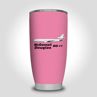 Thumbnail for The McDonnell Douglas MD-11 Designed Tumbler Travel Mugs