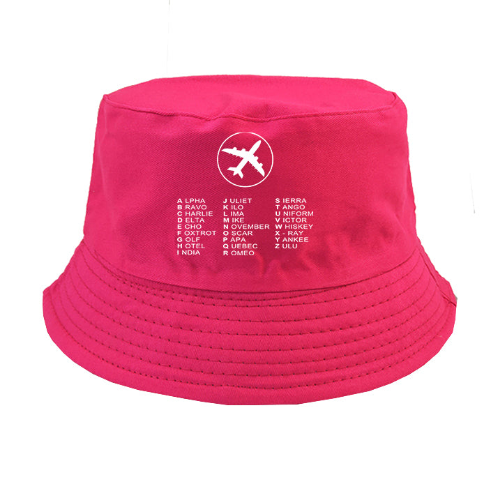 Aviation Alphabet 2 Designed Summer & Stylish Hats