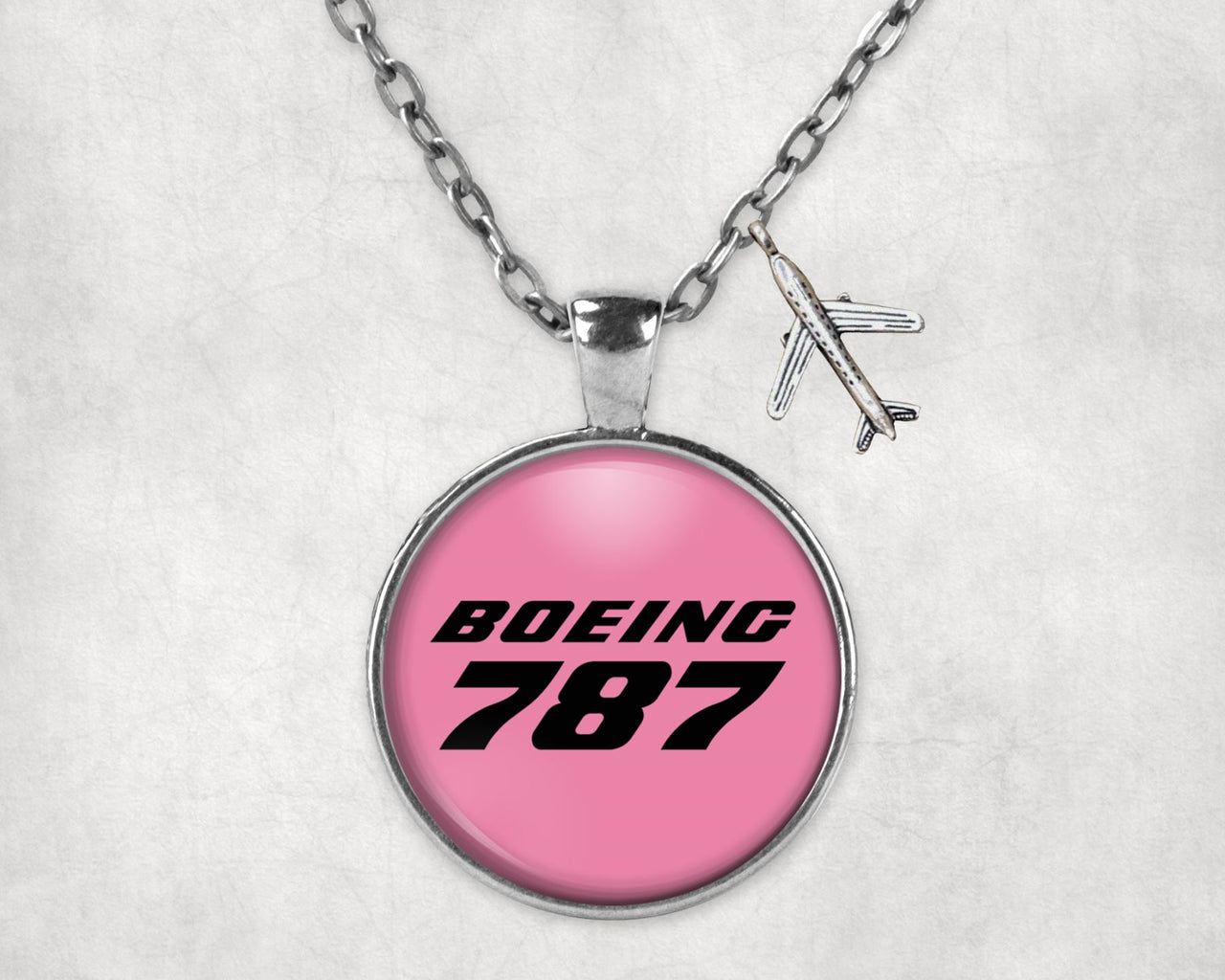 Boeing 787 & Text Designed Necklaces
