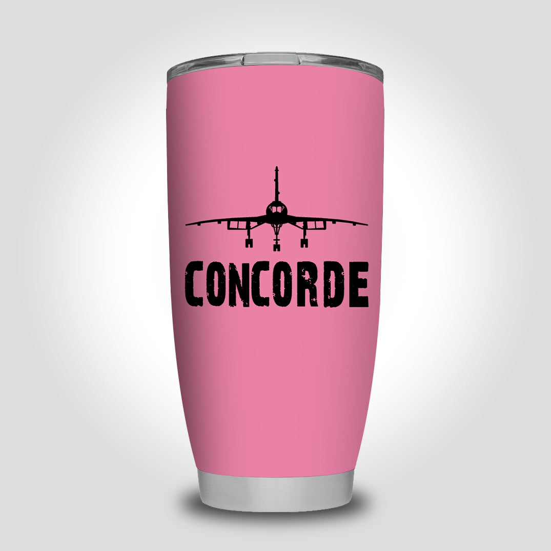 Concorde & Plane Designed Tumbler Travel Mugs