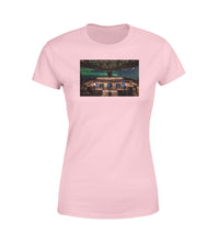Thumbnail for Boeing 777 Cockpit Designed Women T-Shirts