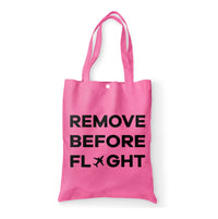 Thumbnail for Remove Before Flight Designed Tote Bags