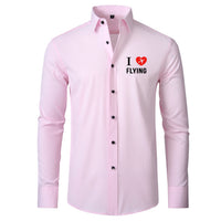 Thumbnail for I Love Flying Designed Long Sleeve Shirts