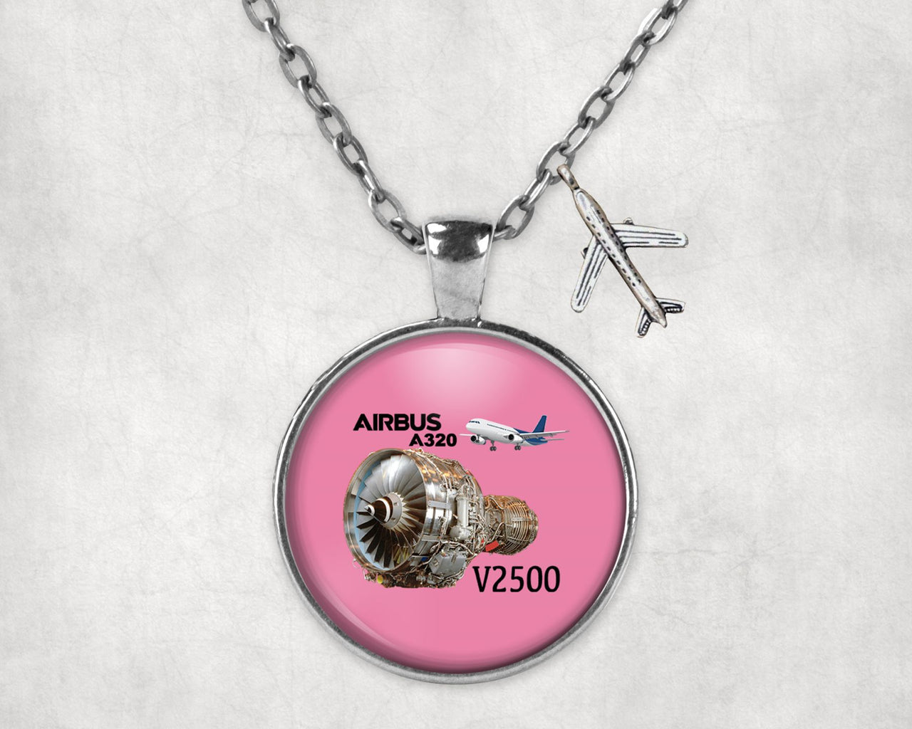 Airbus A320 & V2500 Engine Designed Necklaces