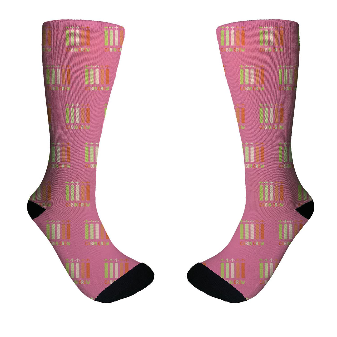 Colourful Cabin Crew Designed Socks