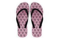 Thumbnail for Auto Pilot Off Designed Slippers (Flip Flops)