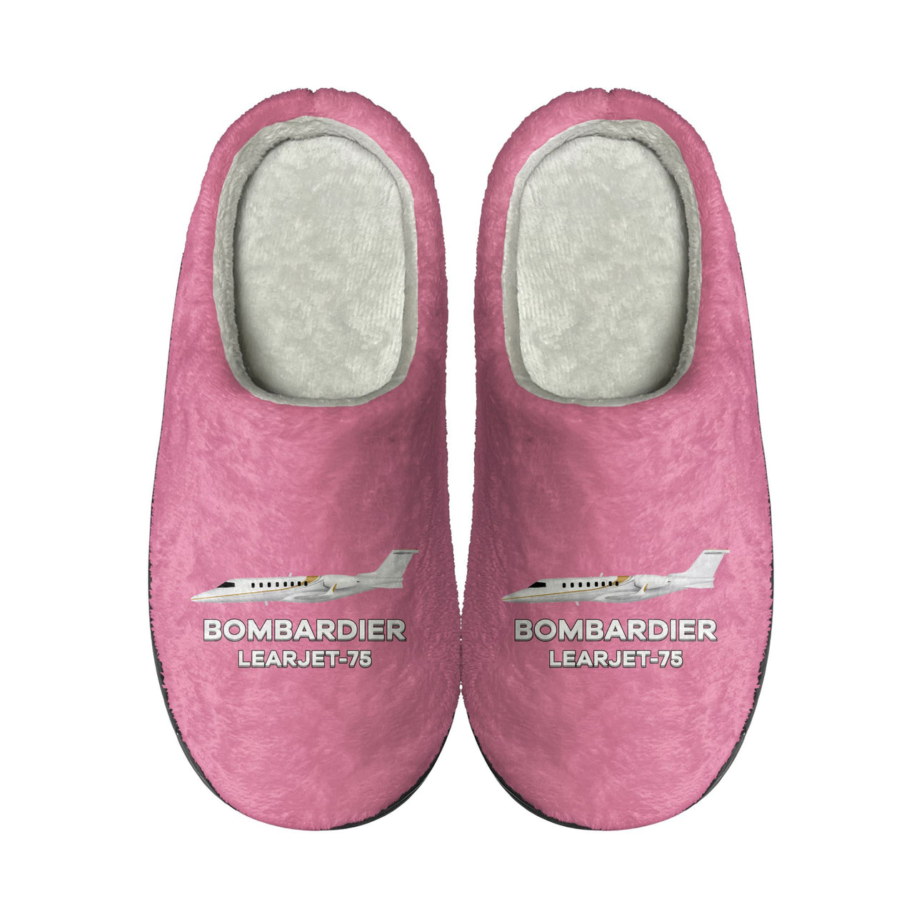 The Bombardier Learjet 75 Designed Cotton Slippers