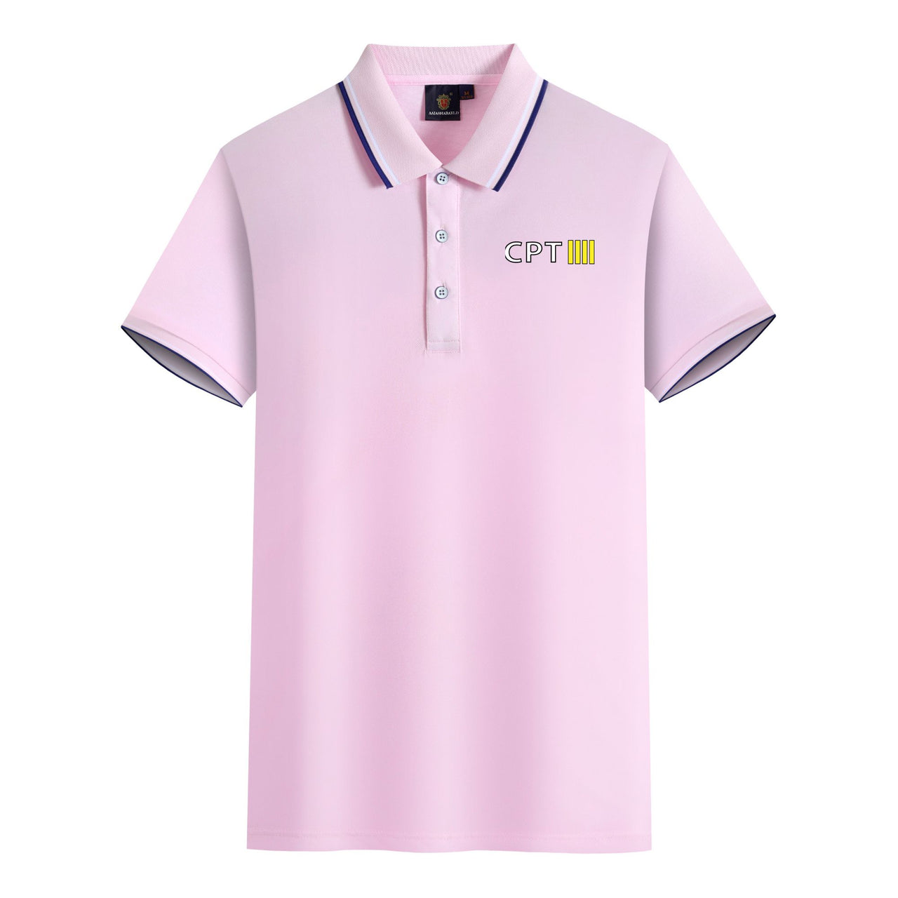 CPT & 4 Lines Designed Stylish Polo T-Shirts