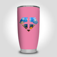 Thumbnail for Supermen of The Skies (Sunrise) Designed Tumbler Travel Mugs