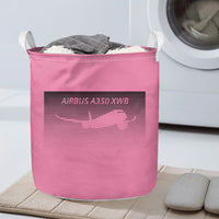Thumbnail for Airbus A350XWB & Dots Designed Laundry Baskets