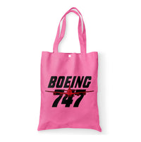 Thumbnail for Amazing Boeing 747 Designed Tote Bags