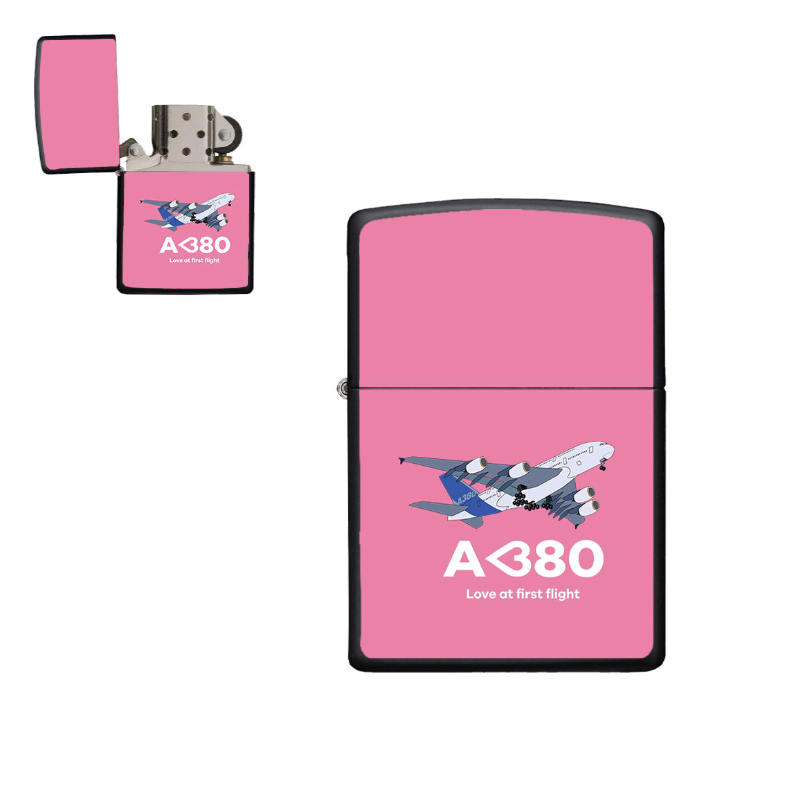 Airbus A380 Love at first flight Designed Metal Lighters