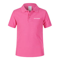 Thumbnail for Gulfstream & Text Designed Children Polo T-Shirts