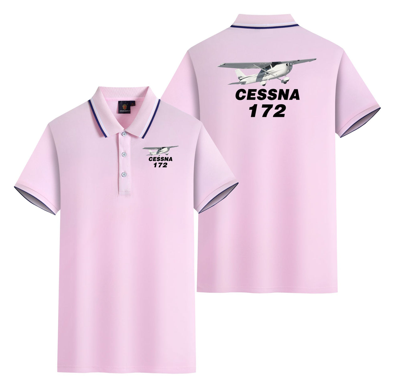 The Cessna 172 Designed Stylish Polo T-Shirts (Double-Side)