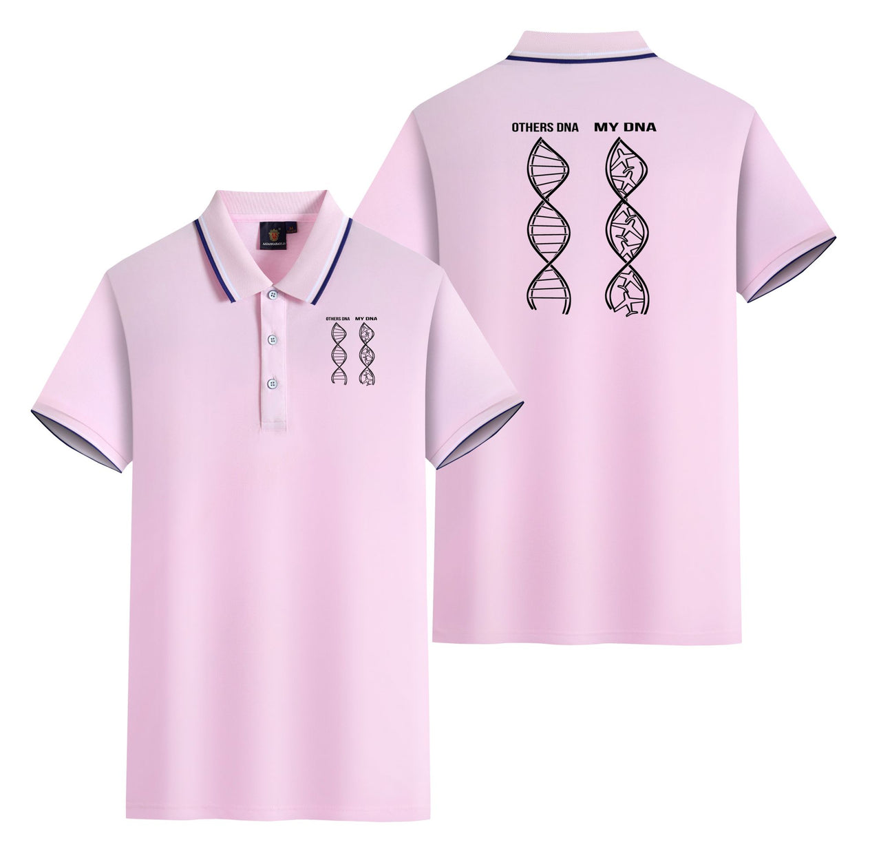 Aviation DNA Designed Stylish Polo T-Shirts (Double-Side)