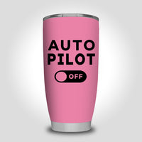 Thumbnail for Auto Pilot Off Designed Tumbler Travel Mugs