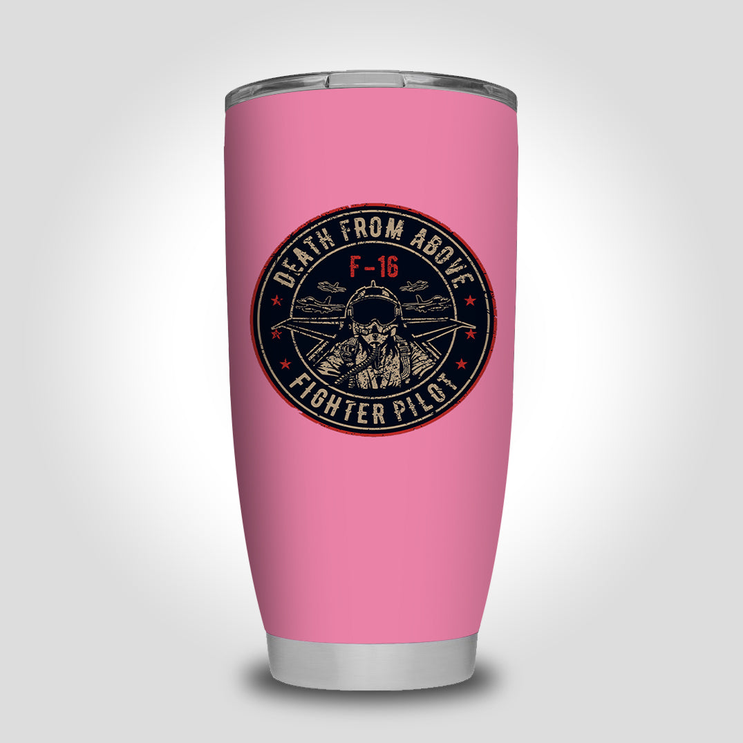 Fighter Jet 16 - Death From Above Designed Tumbler Travel Mugs