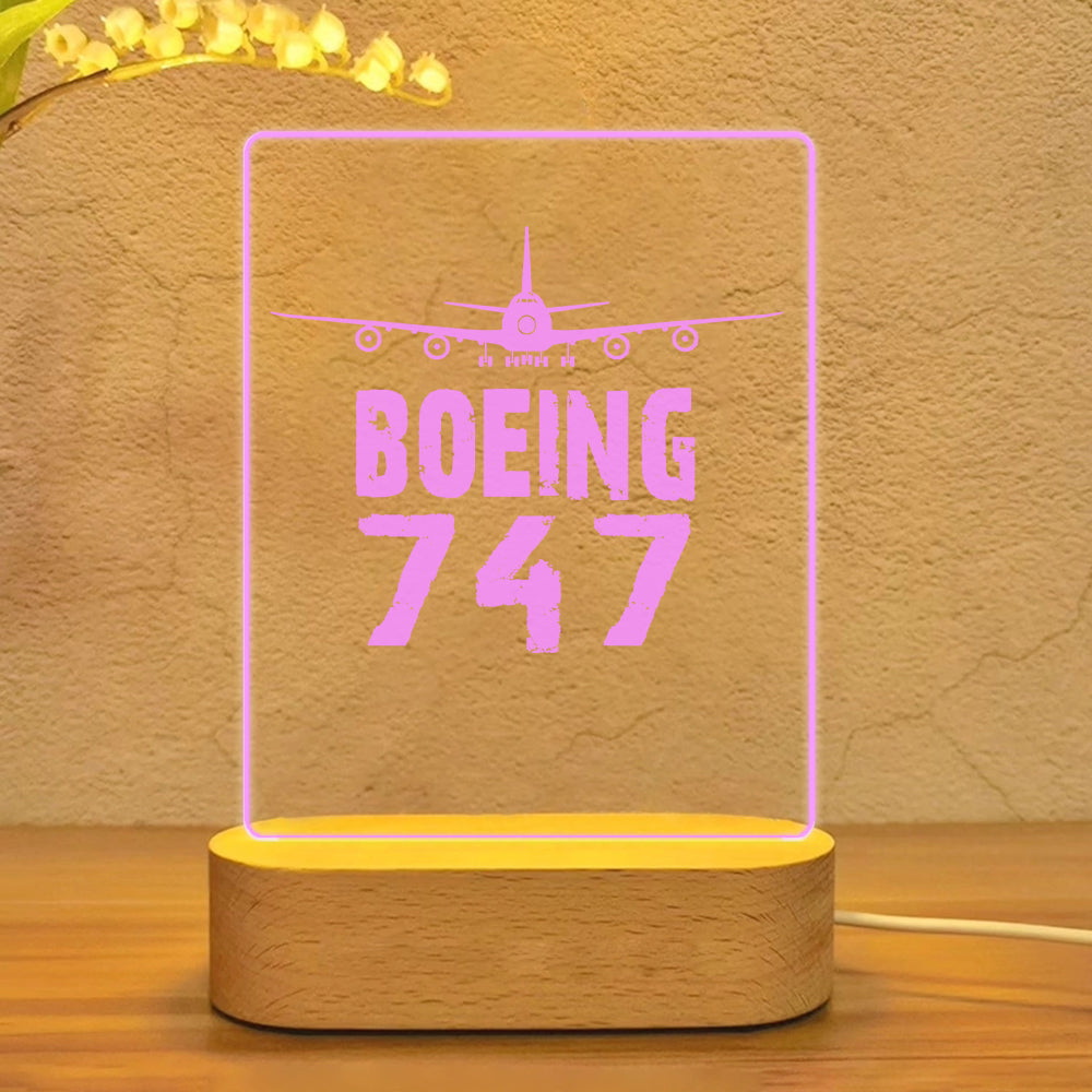 Boeing 747 & Plane Designed Night Lamp