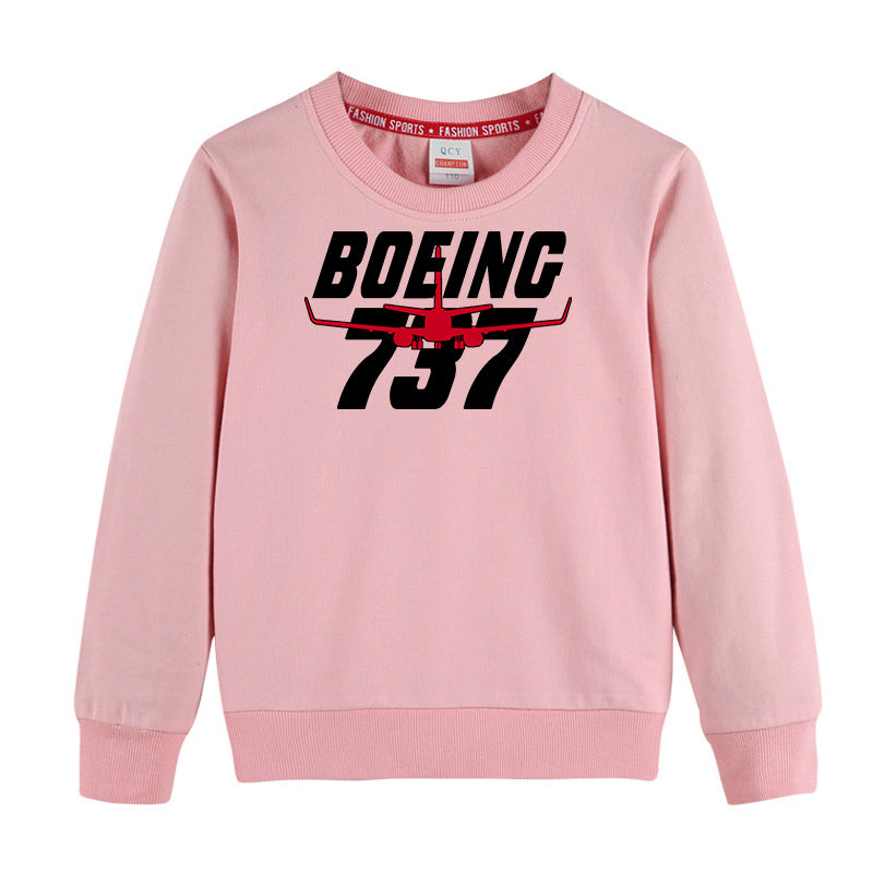 Amazing Boeing 737 Designed "CHILDREN" Sweatshirts