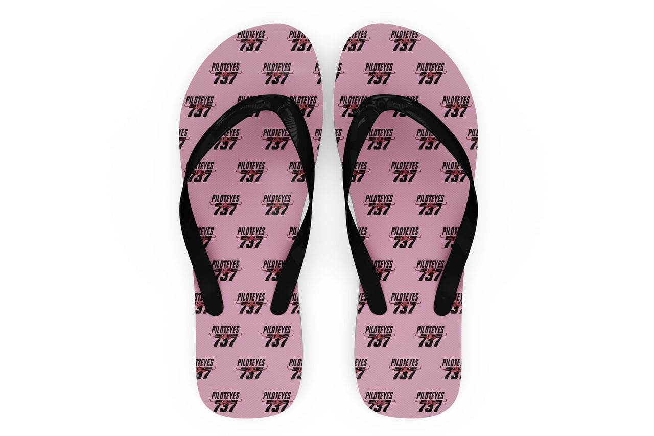 Amazing Piloteyes737 Designed Slippers (Flip Flops)