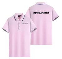 Thumbnail for Bombardier & Text Designed Stylish Polo T-Shirts (Double-Side)