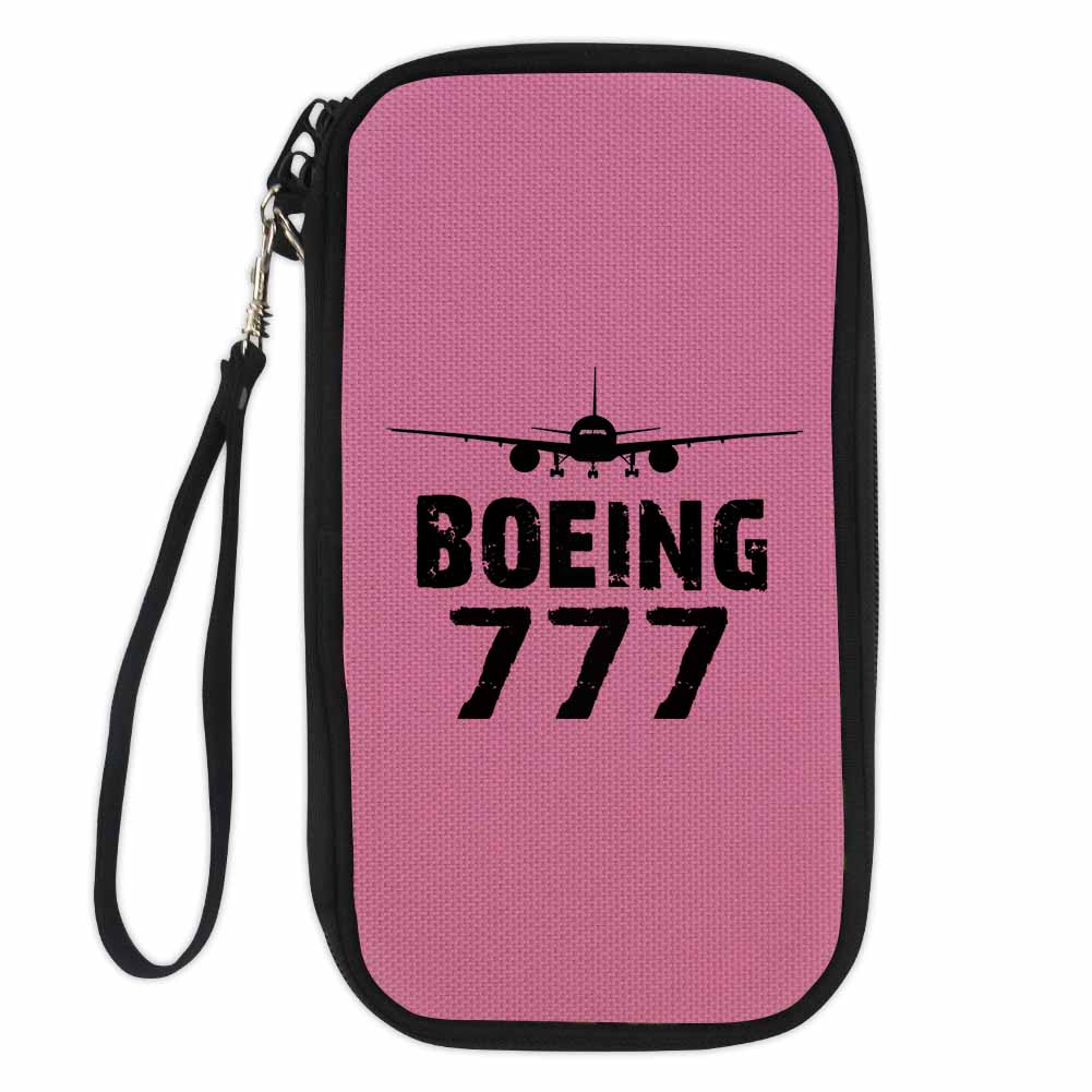 Boeing 777 & Plane Designed Travel Cases & Wallets