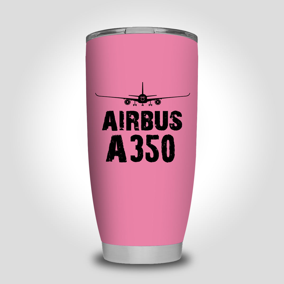 Airbus A350 & Plane Designed Tumbler Travel Mugs