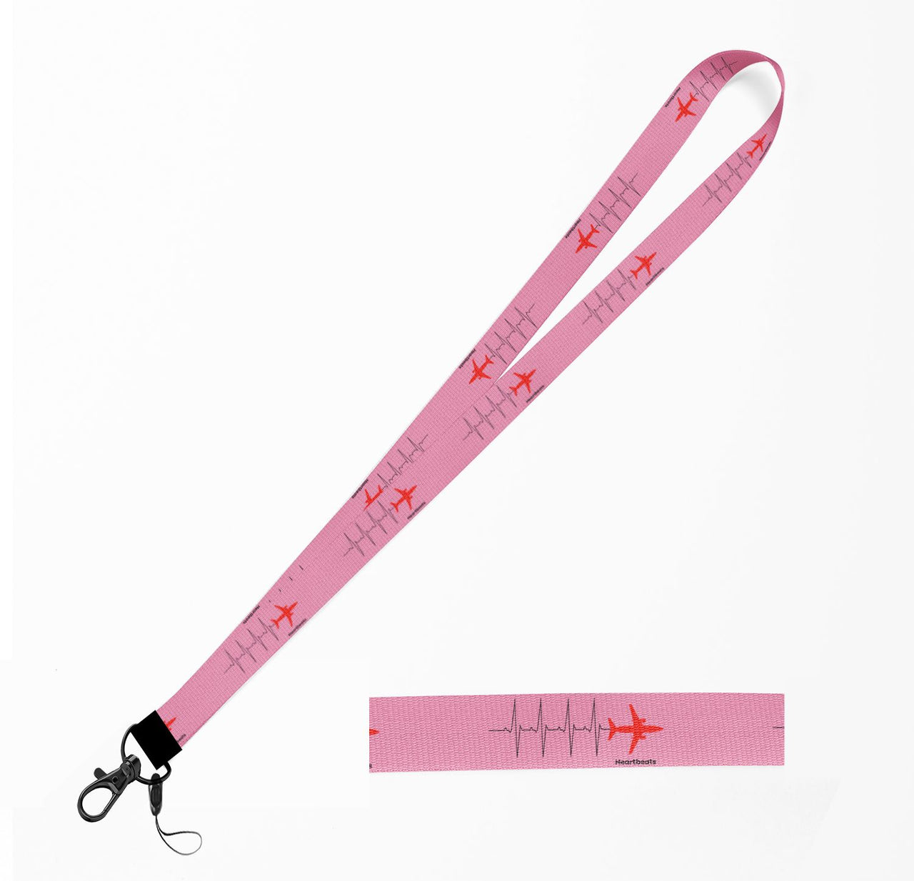 Aviation Heartbeats Designed Lanyard & ID Holders