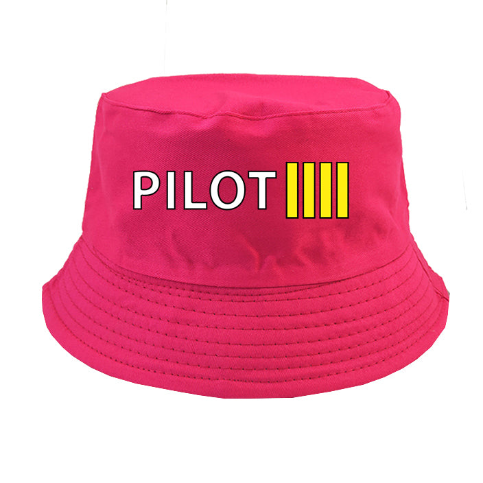 Pilot & Stripes (4 Lines) Designed Summer & Stylish Hats