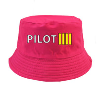 Thumbnail for Pilot & Stripes (4 Lines) Designed Summer & Stylish Hats
