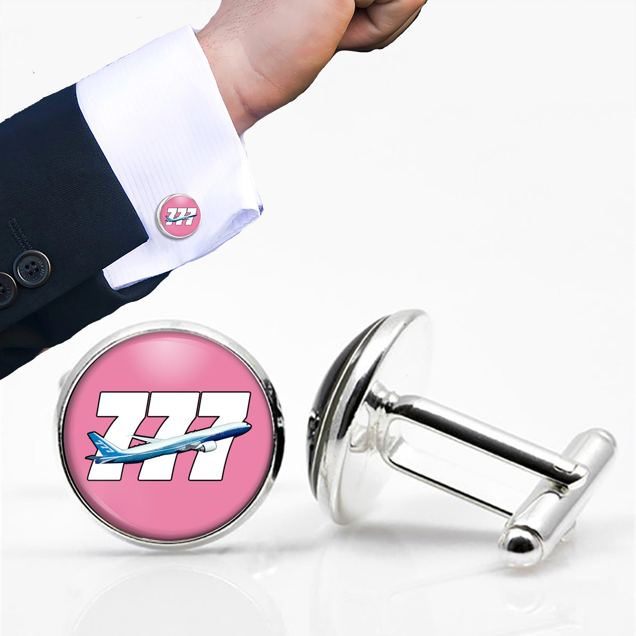 Super Boeing 777 Designed Cuff Links