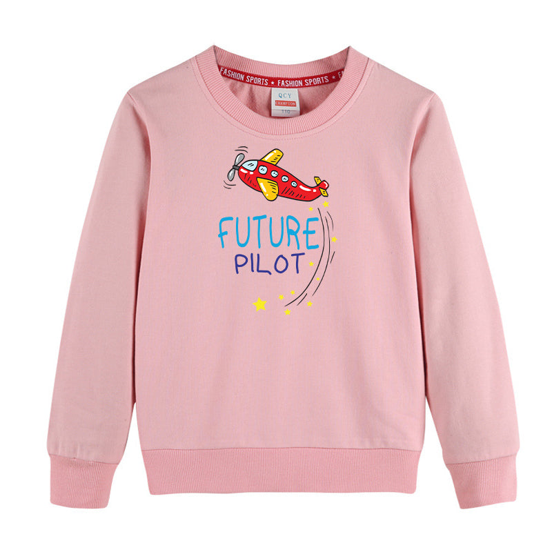 Future Pilot (Airplane) Designed "CHILDREN" Sweatshirts