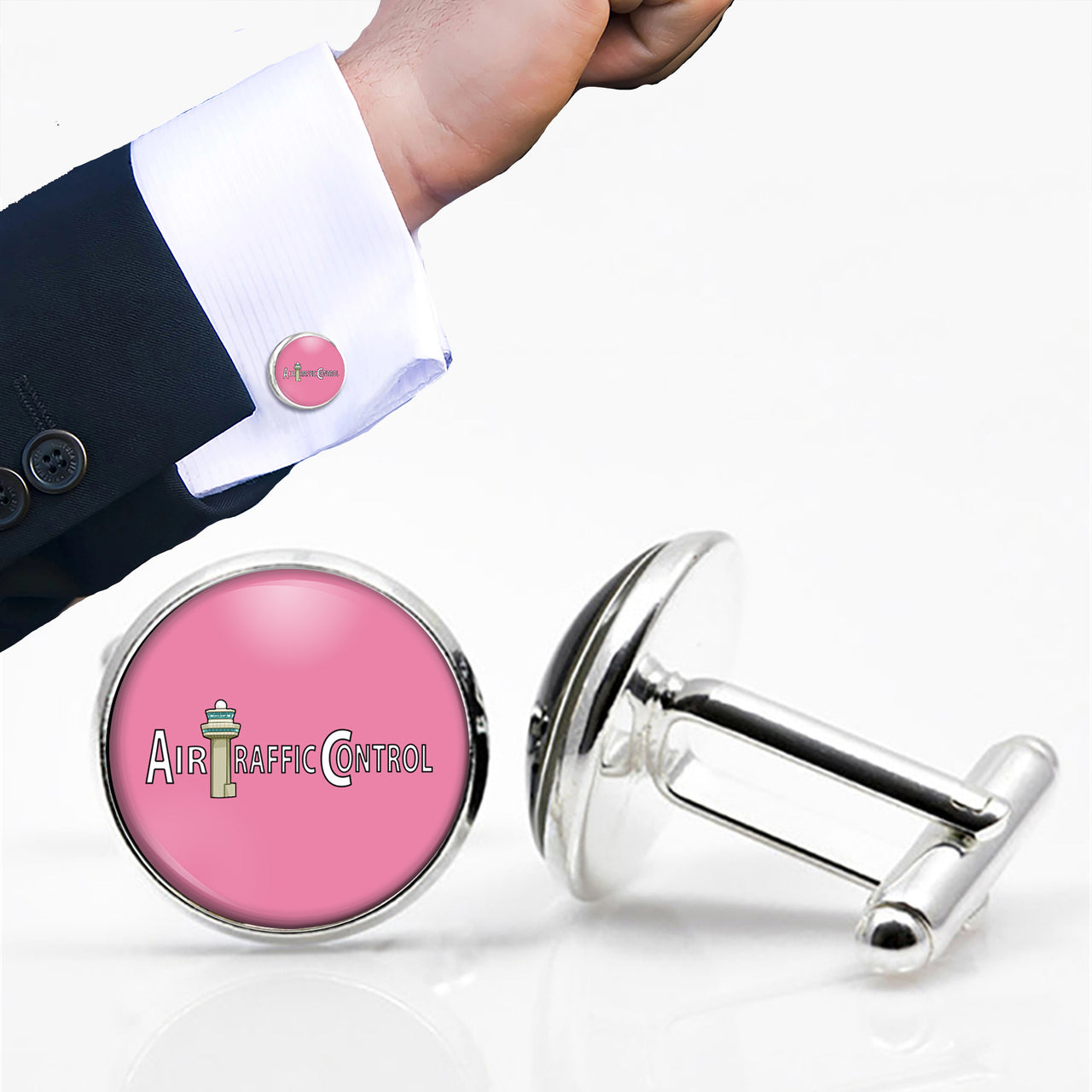 Air Traffic Control Designed Cuff Links