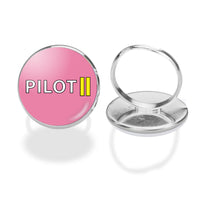 Thumbnail for Pilot & Stripes (2 Lines) Designed Rings
