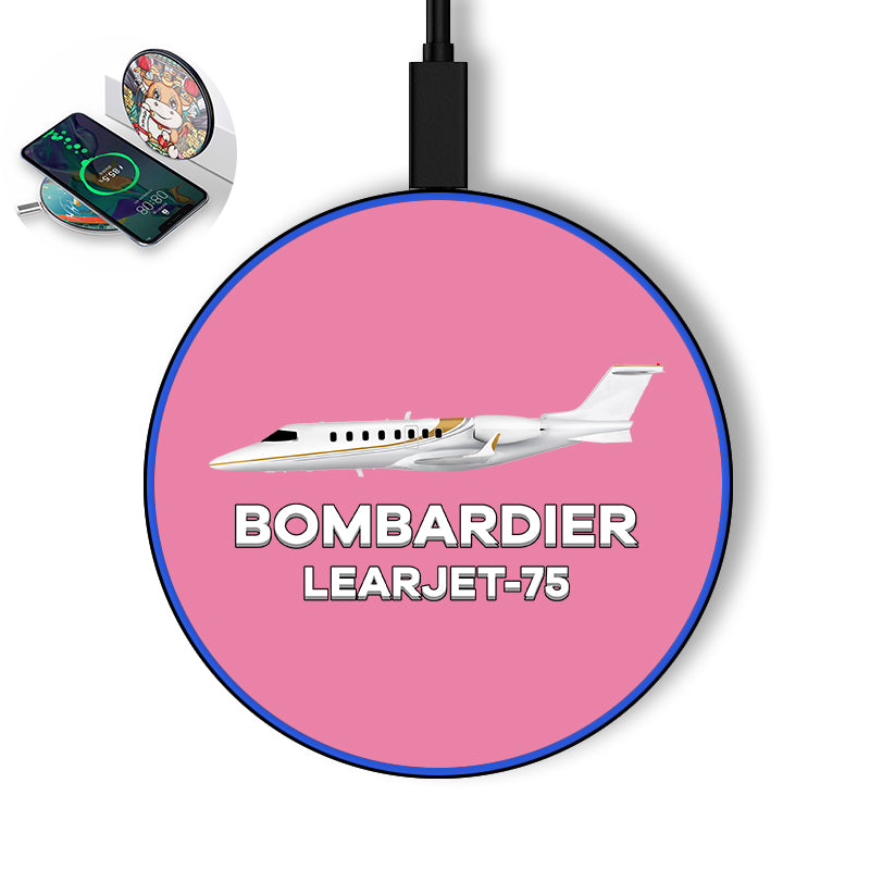 The Bombardier Learjet 75 Designed Wireless Chargers