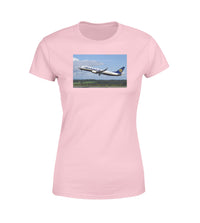 Thumbnail for Departing Ryanair's Boeing 737 Designed Women T-Shirts