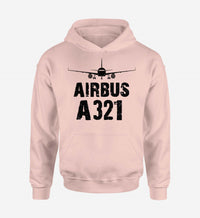 Thumbnail for Airbus A321 & Plane Designed Hoodies