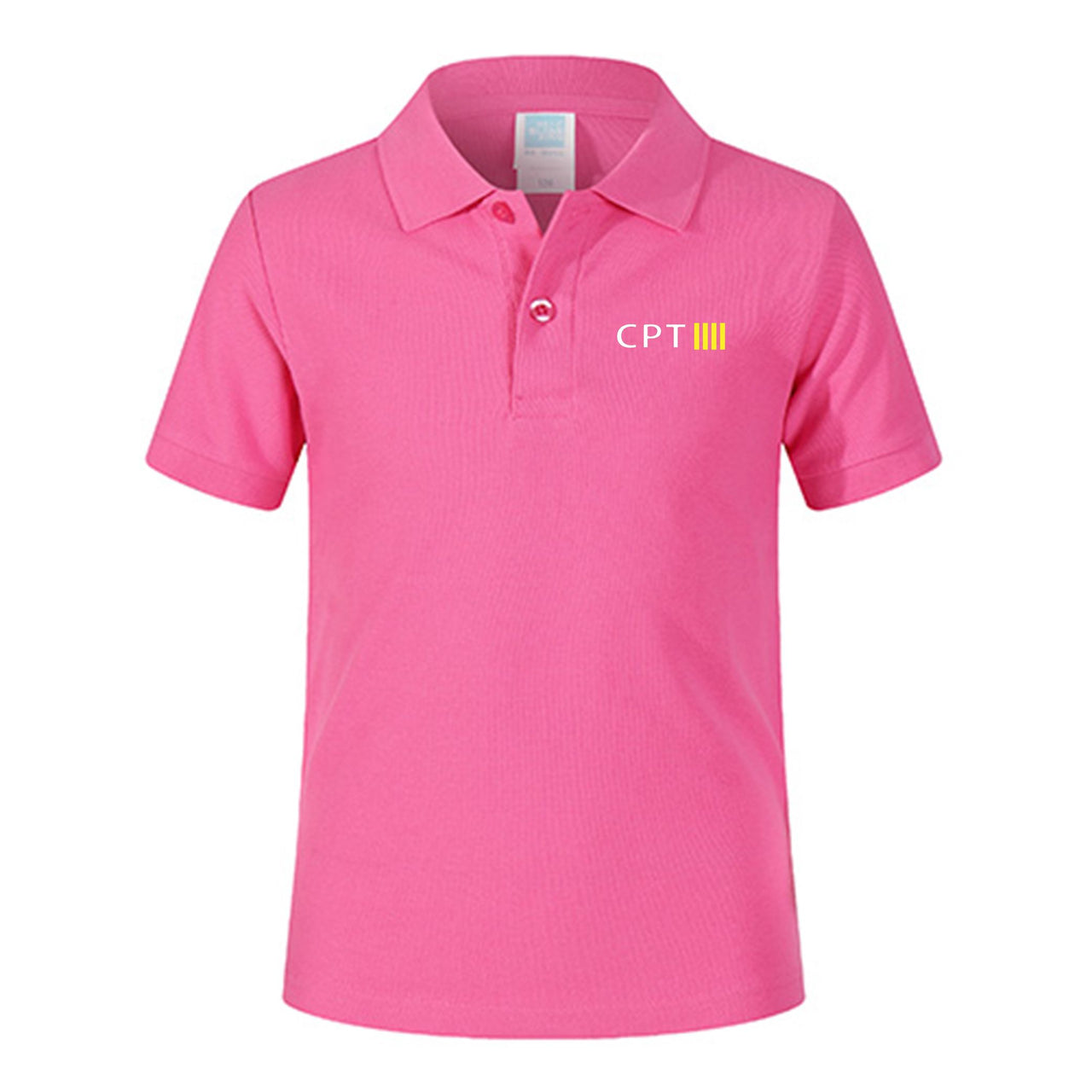 CPT & 4 Lines Designed Children Polo T-Shirts