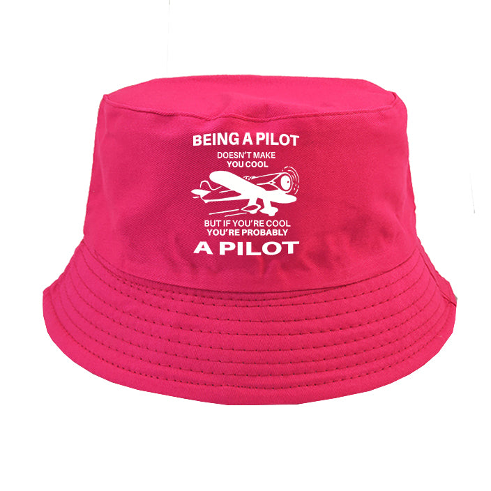 If You're Cool You're Probably a Pilot Designed Summer & Stylish Hats