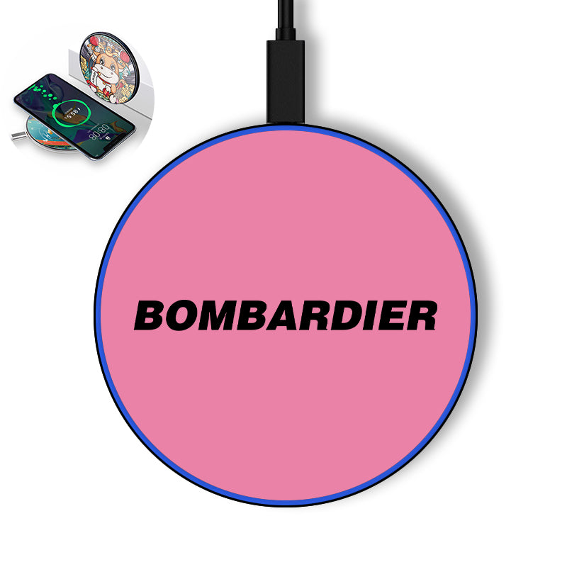 Bombardier & Text Designed Wireless Chargers
