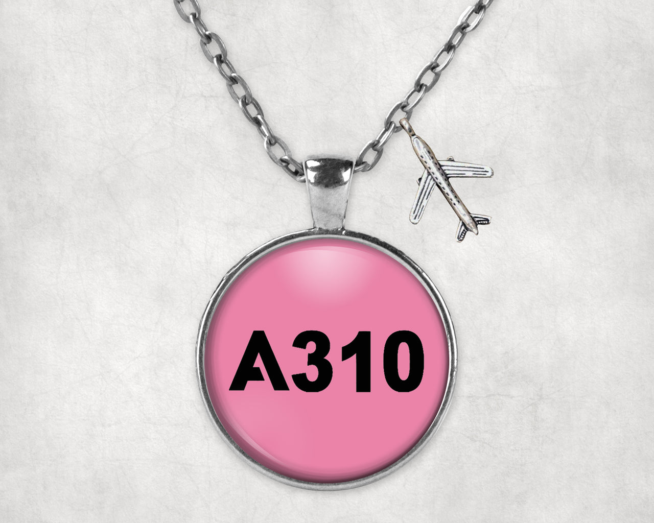 A310 Flat Text Designed Necklaces
