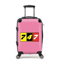 Thumbnail for Flat Colourful 747 Designed Cabin Size Luggages