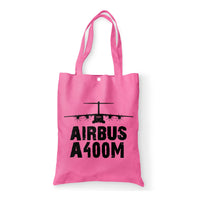 Thumbnail for Airbus A400M & Plane Designed Tote Bags