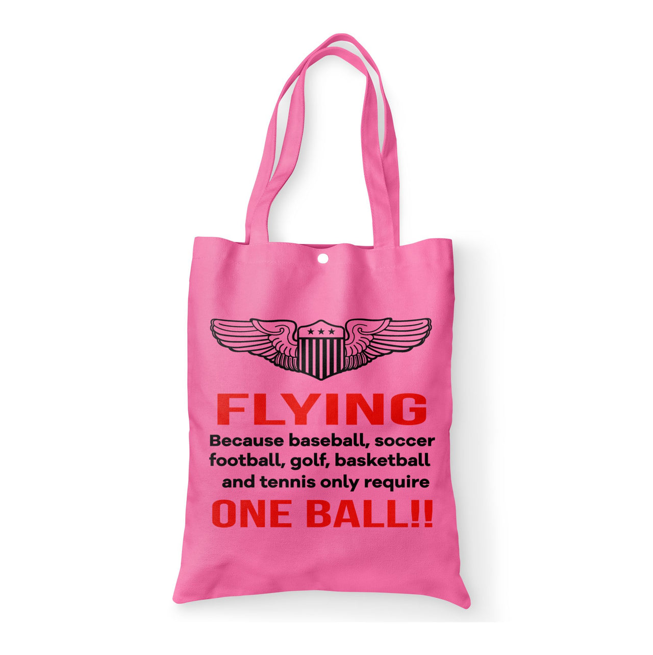 Flying One Ball Designed Tote Bags