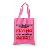 Thumbnail for Flying One Ball Designed Tote Bags