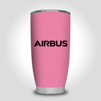 Thumbnail for Airbus & Text Designed Tumbler Travel Mugs