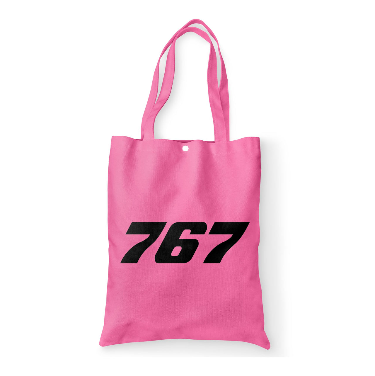 767 Flat Text Designed Tote Bags
